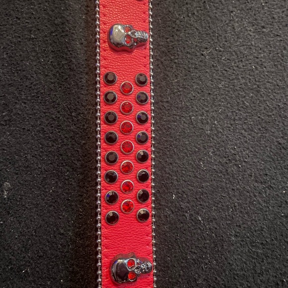 Rhinestone skull belt - Picture 3 of 4